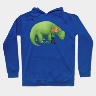 Hug A Friend! - Bronto With Girl Edition Hoodie